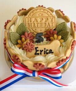 ラウンドバースデーケーキ正面